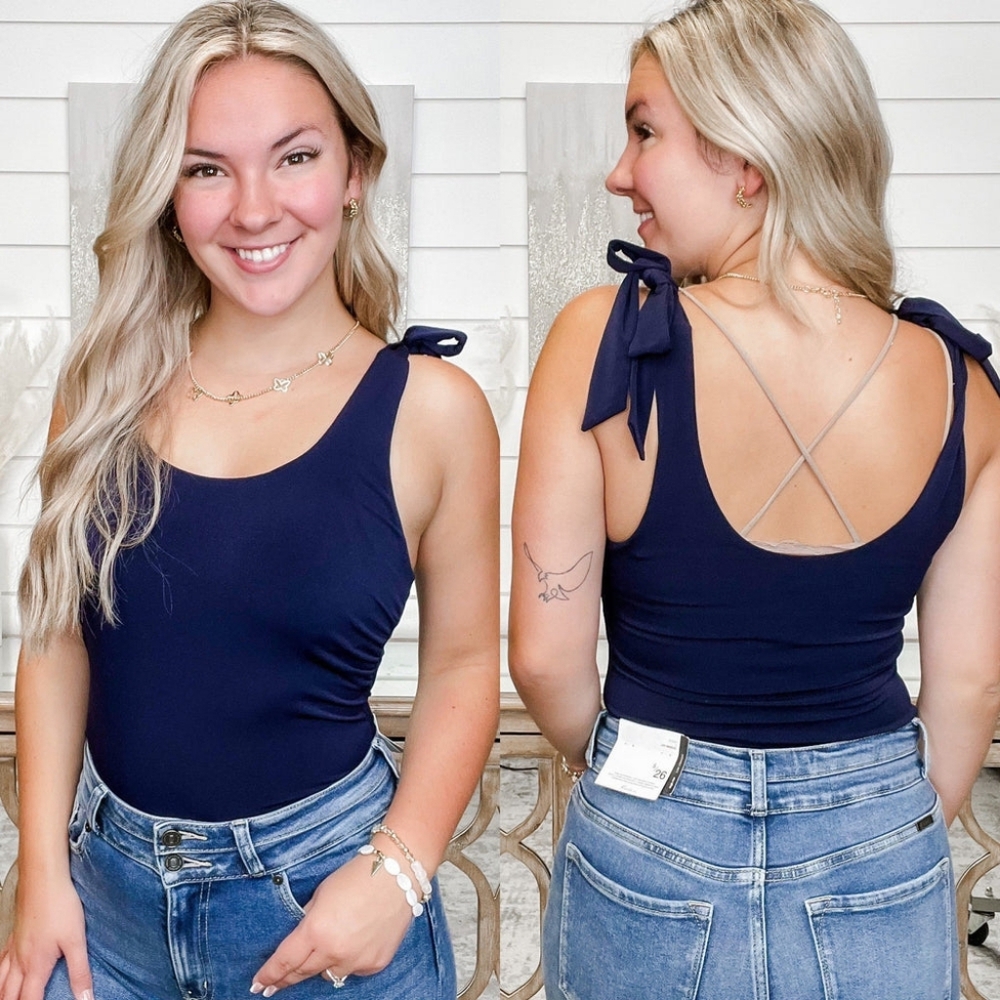 Brand New Navy Bodysuit